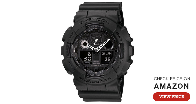 G SHOCK GA 100 military time watches