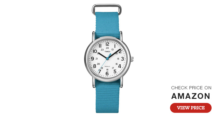 timex weekender womens military time watch