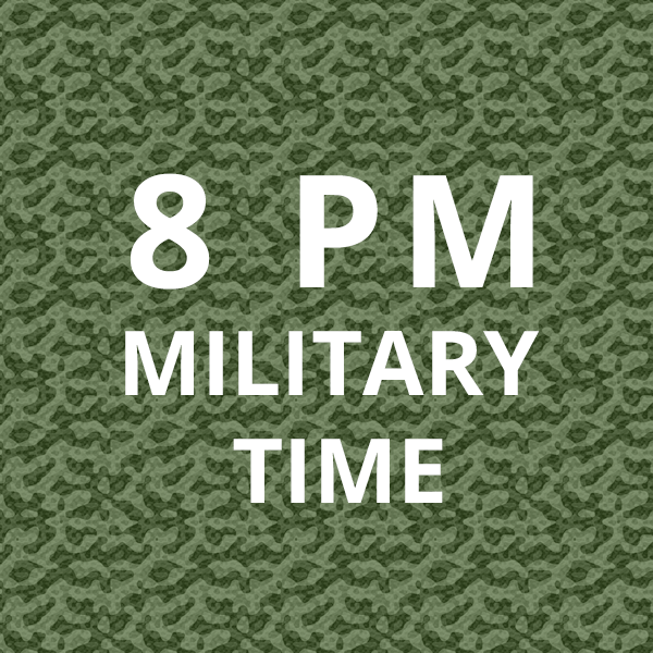What 8PM Military Time? - Convert Hour to 24 Hour Time